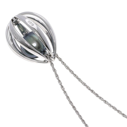 TASAKI Pearl Pearl Diamond Necklace Platinum PT850 K18 White GoldLadies [Used]