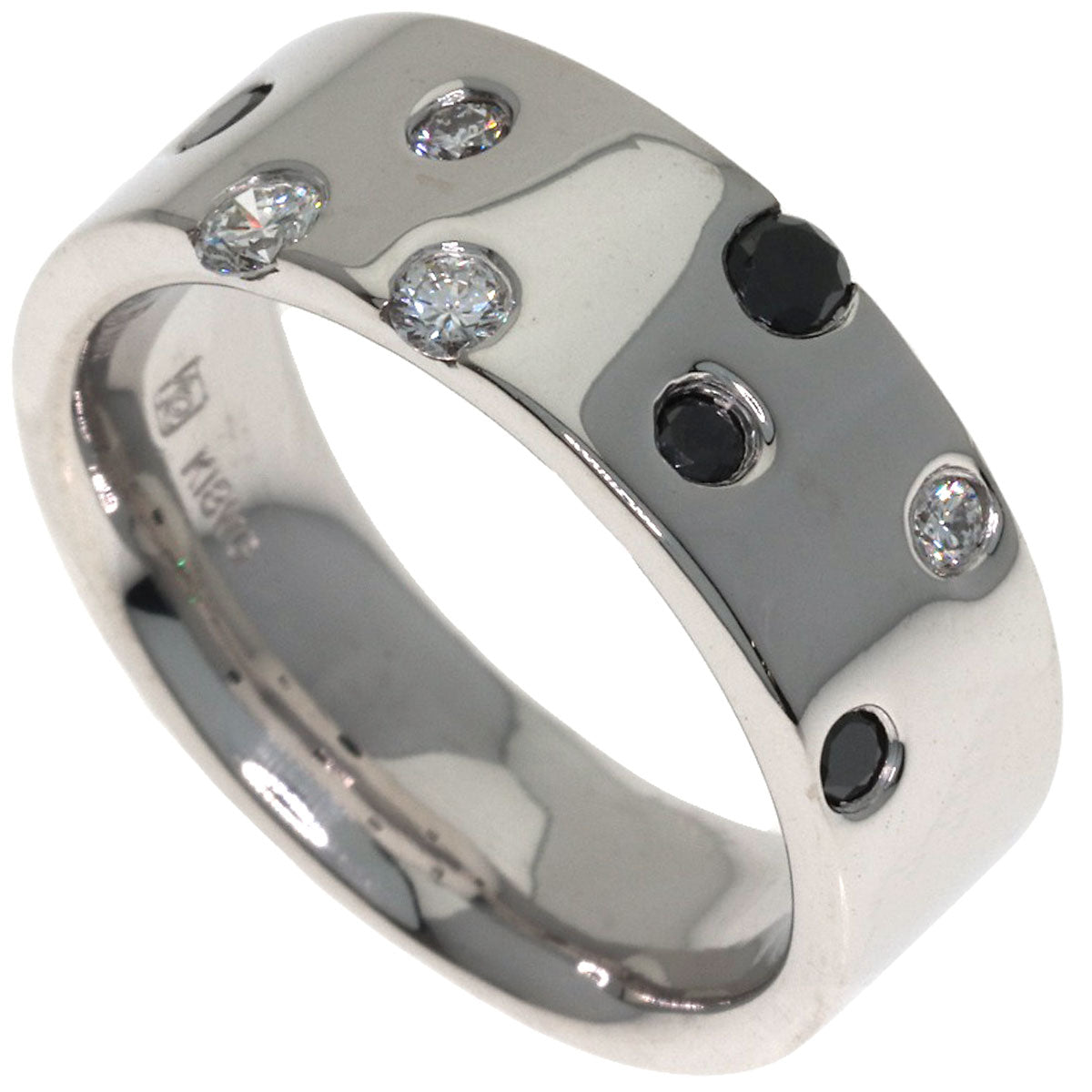 0.35ct Kinoshita Pearl Diamond Ring K18 White Gold 9.8g　Ladies
