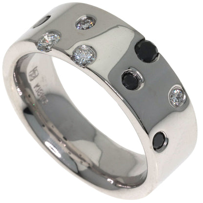 0.35ct Kinoshita Pearl Diamond Ring K18 White Gold 9.8g　Ladies