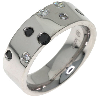 0.35ct Kinoshita Pearl Diamond Ring K18 White Gold 9.8g　Ladies
