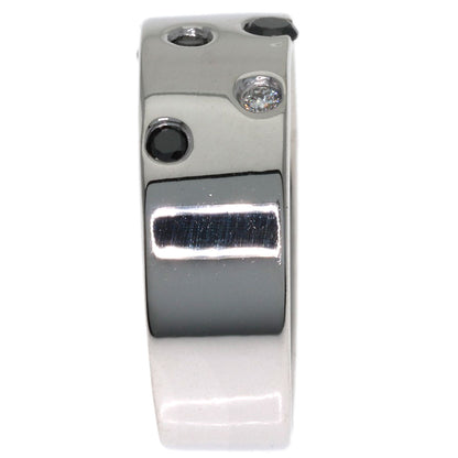 0.35ct Kinoshita Pearl Diamond Ring K18 White Gold 9.8g　Ladies