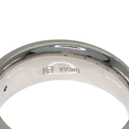 0.35ct Kinoshita Pearl Diamond Ring K18 White Gold 9.8g　Ladies