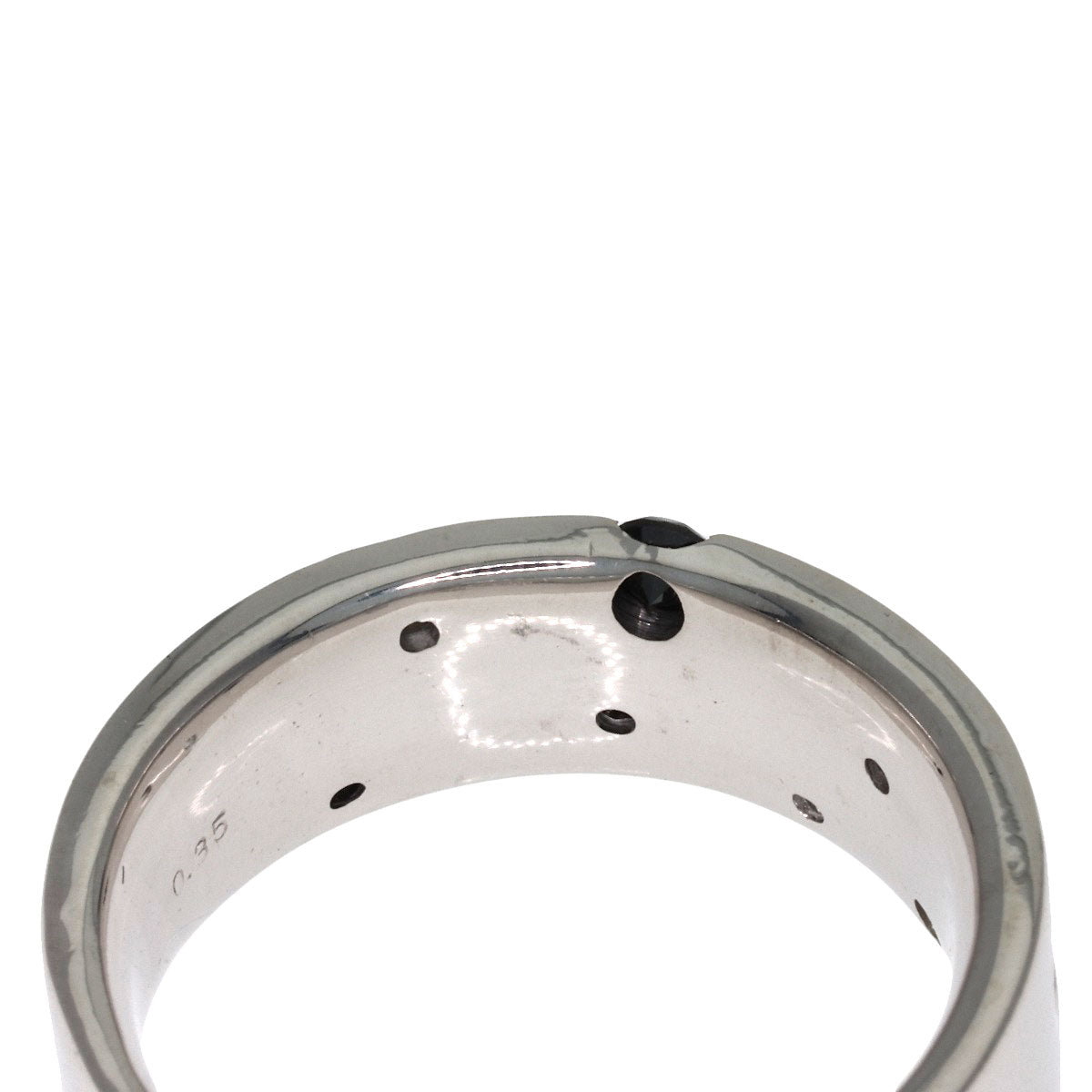 0.35ct Kinoshita Pearl Diamond Ring K18 White Gold 9.8g　Ladies