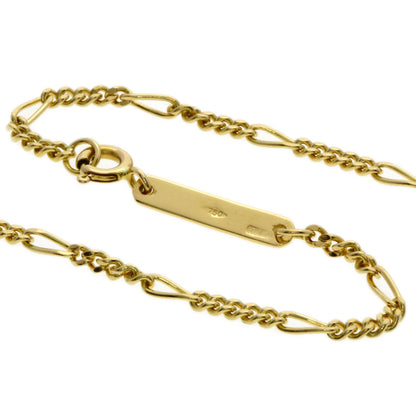 BVLGARI Cross Heart Vintage Necklace K18 Yellow Gold Ladies [Used]