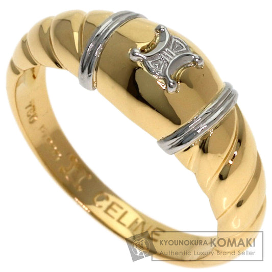 CELINE Triomphe Ring Platinum PT900 18K Pink GoldLadies [Used]