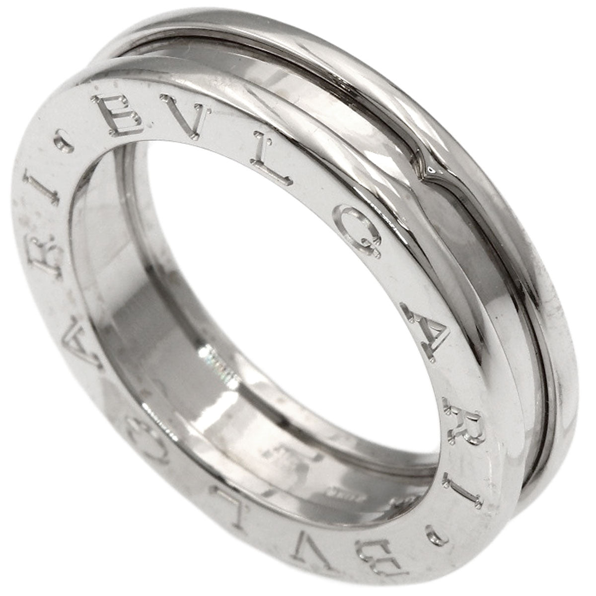 BVLGARI B.zero1 1 band #50 Ring K18 White Gold Ladies [Used]