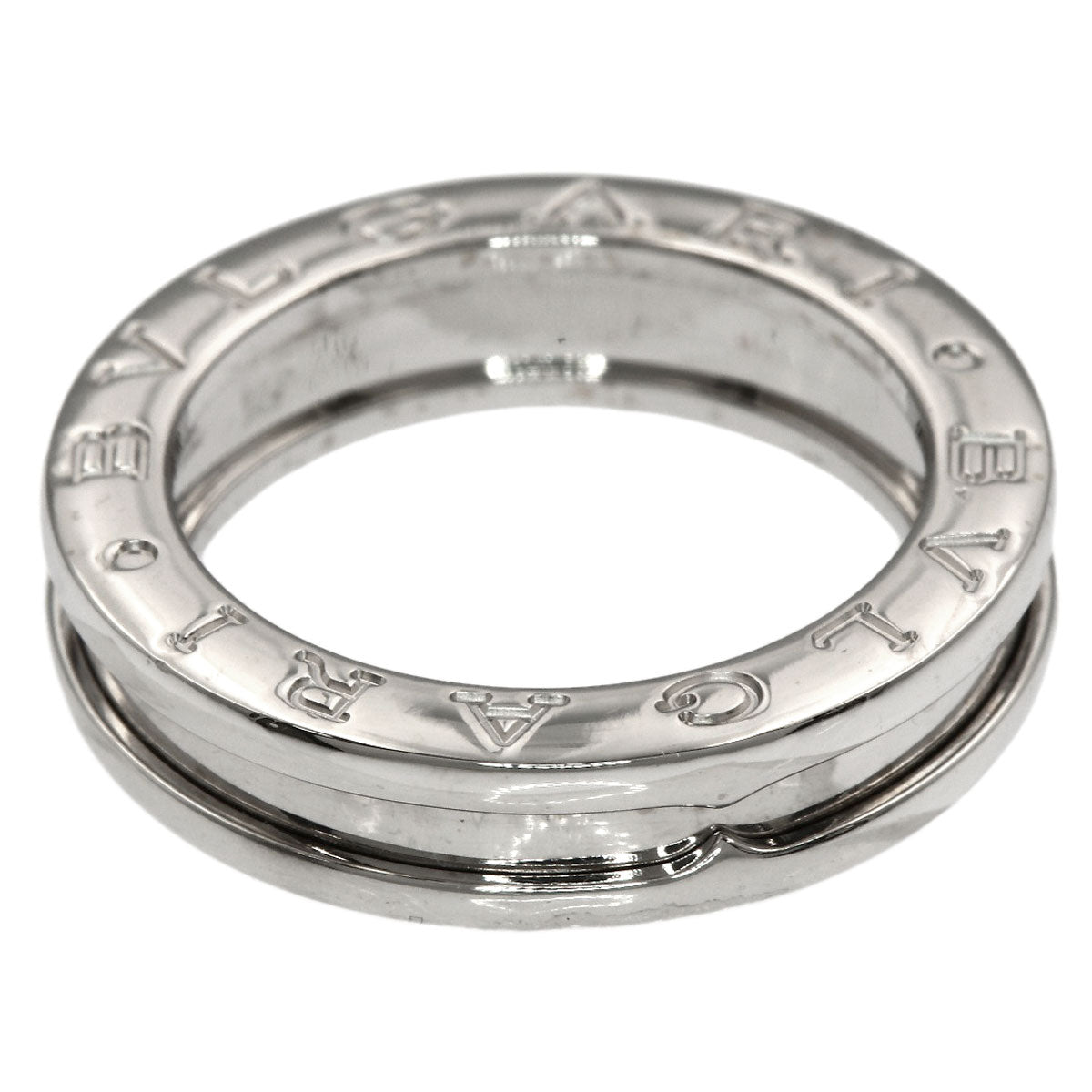 BVLGARI B.zero1 1 band #50 Ring K18 White Gold Ladies [Used]