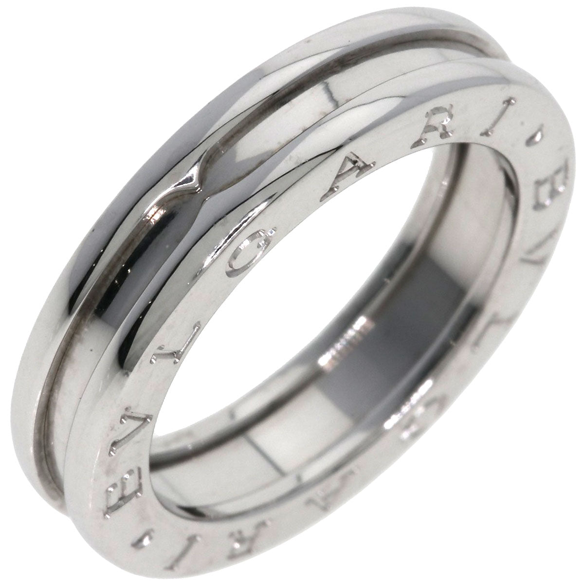 BVLGARI B.zero1 1 band #52 Ring K18 White Gold Ladies [Used]