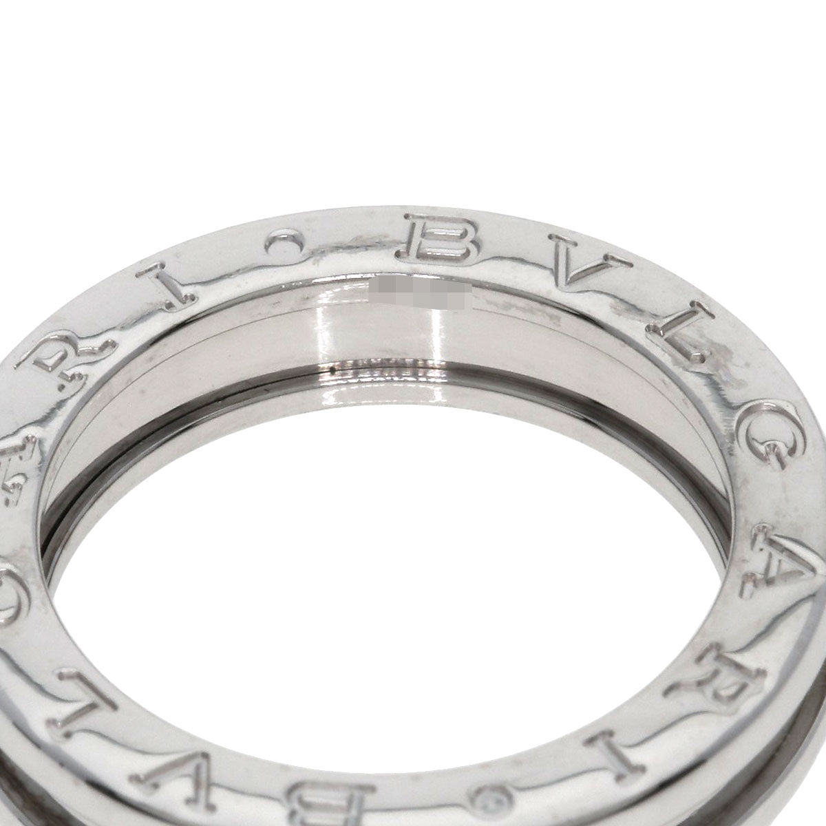 BVLGARI B.zero1 1 band #52 Ring K18 White Gold Ladies [Used]