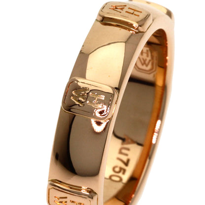 HARRY WINSTON HW logo 1P Diamond Ring K18 Pink Gold Ladies [Used]