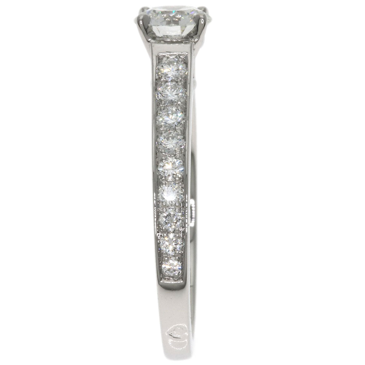 CARTIER Solitaire 1P Diamond #45 Ring Platinum PT950 Ladies [Used]