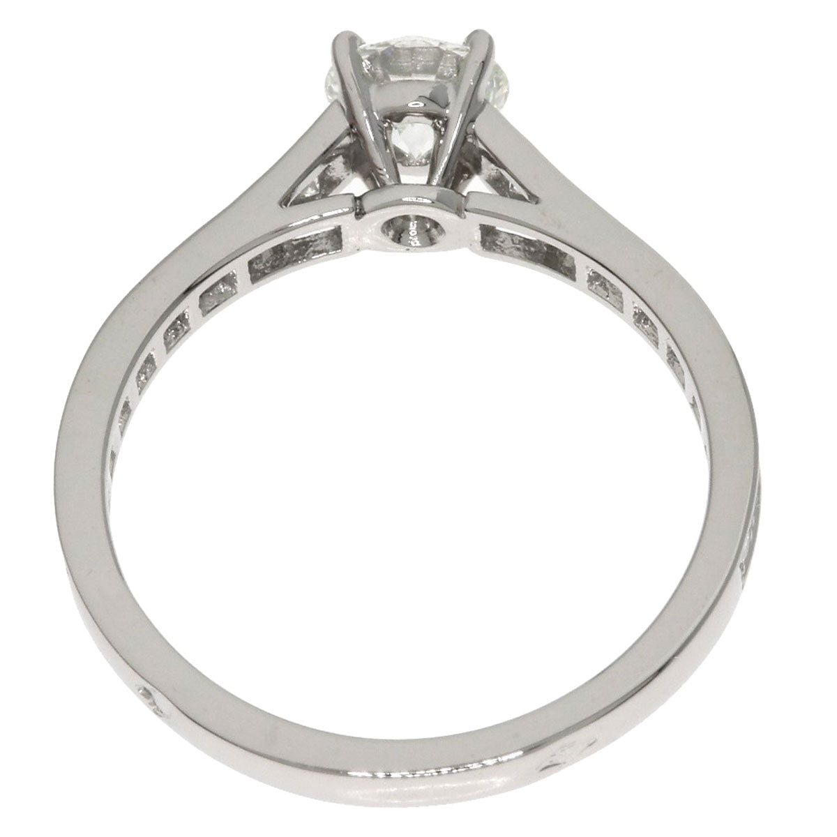 CARTIER Solitaire 1P Diamond #45 Ring Platinum PT950 Ladies [Used]