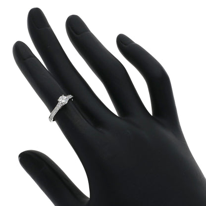 CARTIER Solitaire 1P Diamond #45 Ring Platinum PT950 Ladies [Used]