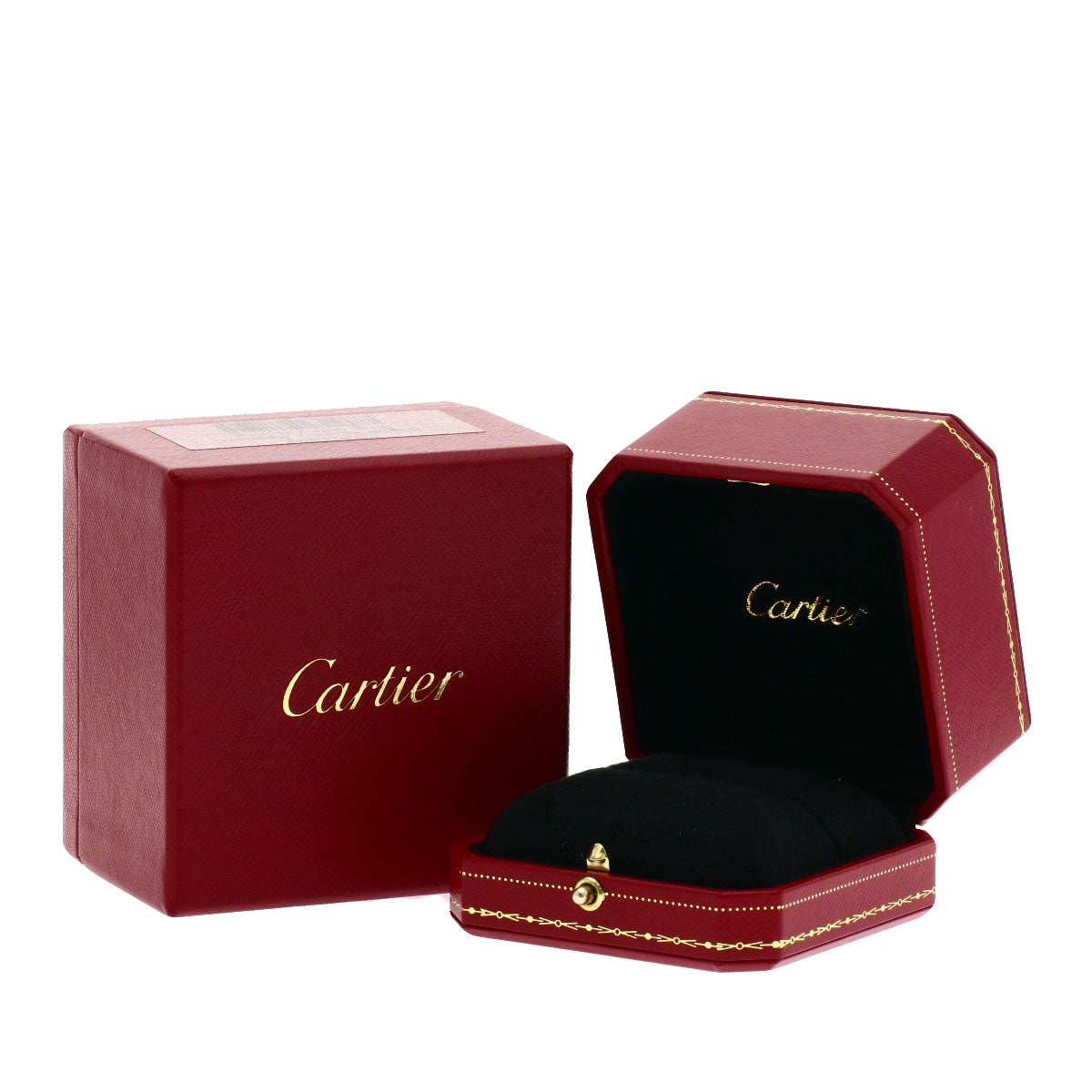 CARTIER Solitaire 1P Diamond #45 Ring Platinum PT950 Ladies [Used]