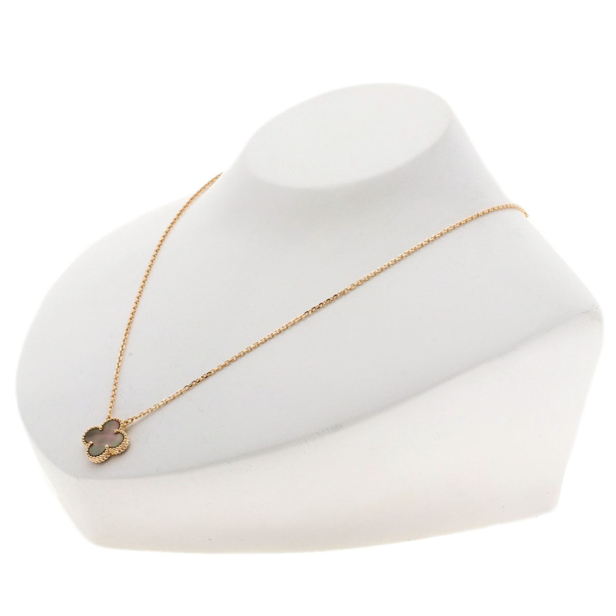 Van Cleef & Arpels Vintage alhambra Necklace K18 Pink Gold Ladies [Used]