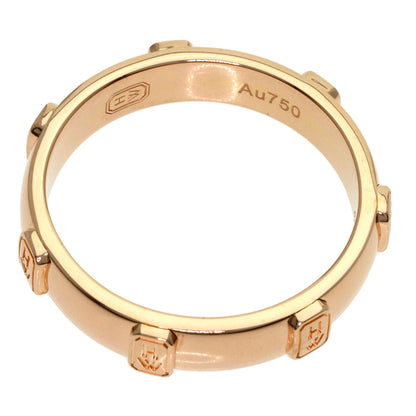 HARRY WINSTON HW Logo 1P Diamond Ring K18 Pink Gold Ladies [Used]