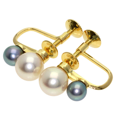 TASAKI Pearl Pearl Earring K18 Yellow Gold Ladies [Used]
