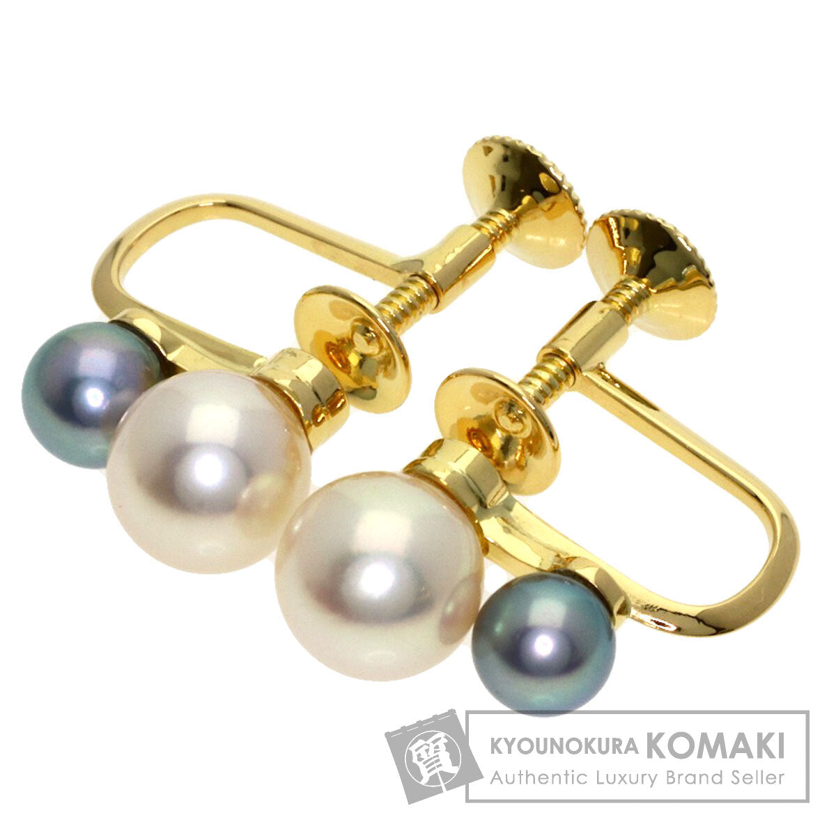 TASAKI Pearl Pearl Earring K18 Yellow Gold Ladies [Used]