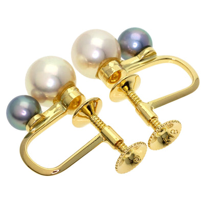TASAKI Pearl Pearl Earring K18 Yellow Gold Ladies [Used]