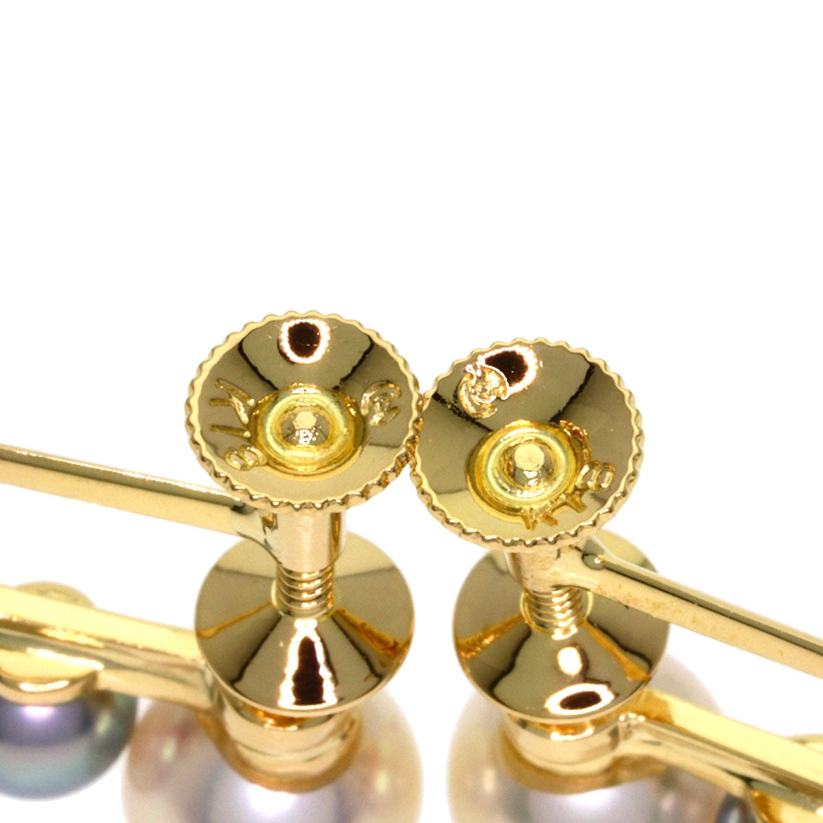 TASAKI Pearl Pearl Earring K18 Yellow Gold Ladies [Used]