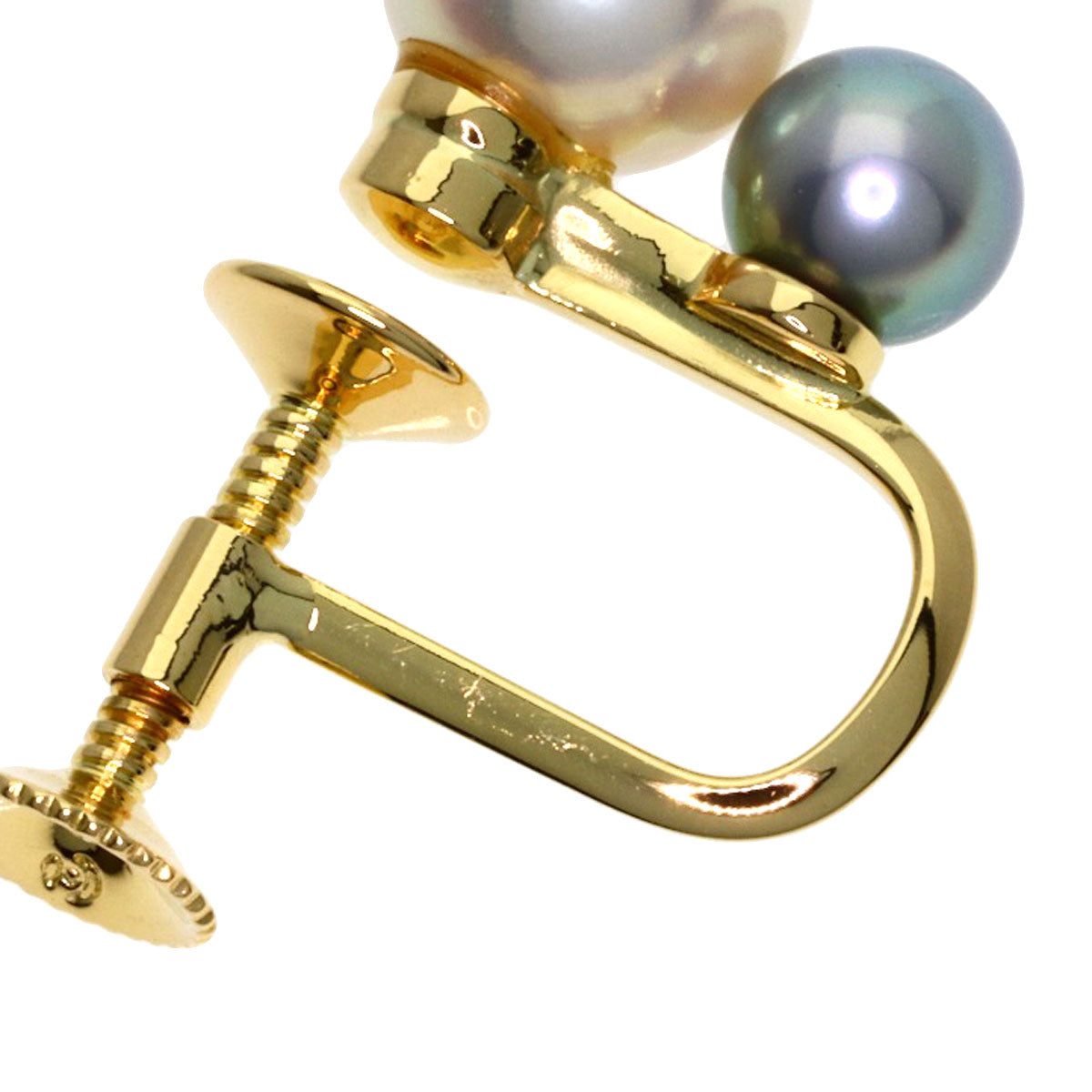 TASAKI Pearl Pearl Earring K18 Yellow Gold Ladies [Used]