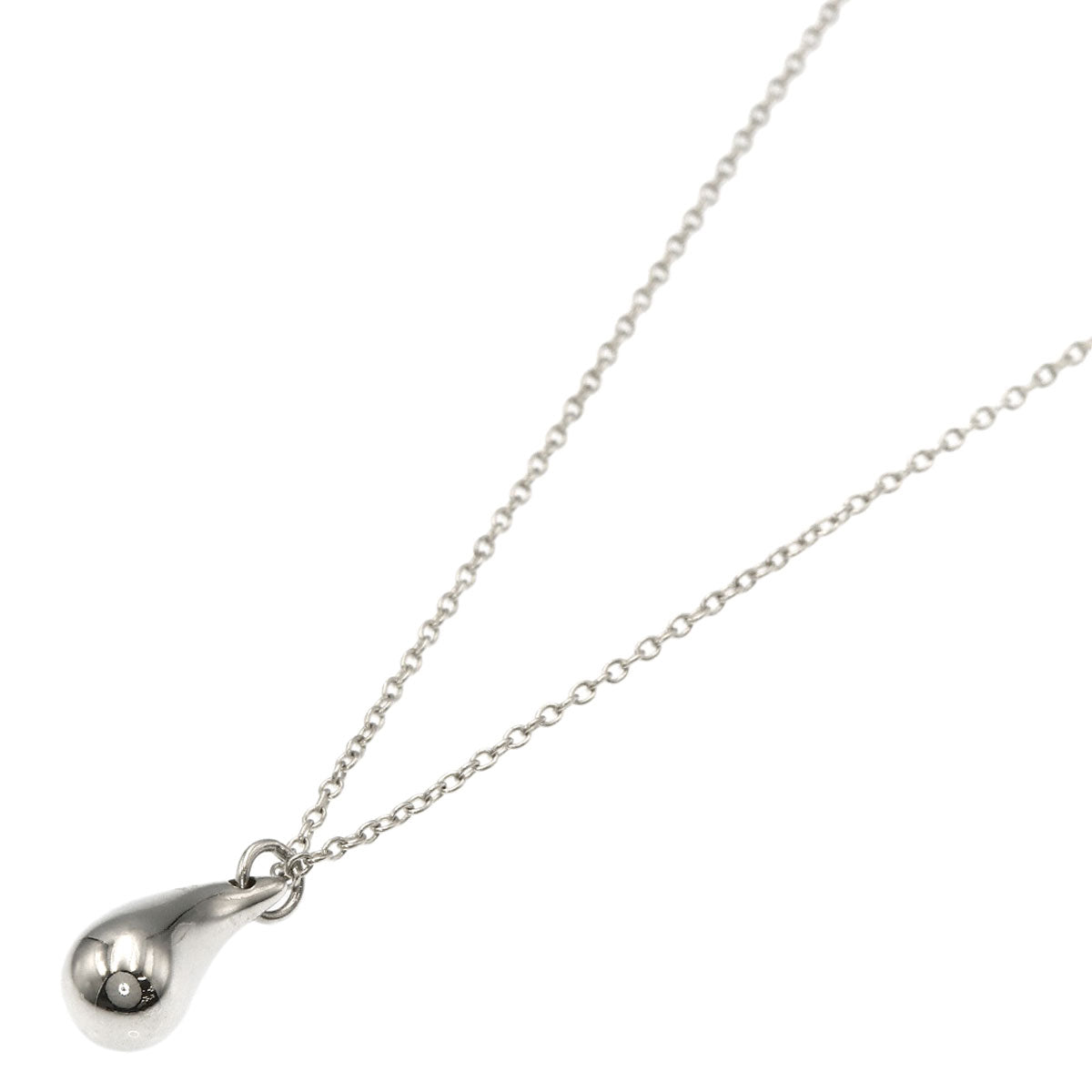 TIFFANY&Co. teardrop Necklace Silver Ladies [Used]