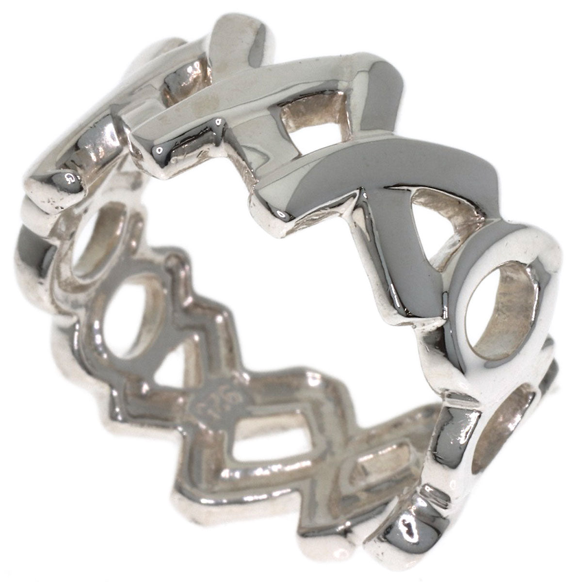 TIFFANY&Co. Love & kiss Ring Silver Ladies [Used]