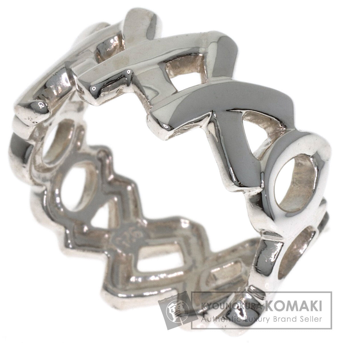 TIFFANY&Co. Love & kiss Ring Silver Ladies [Used]