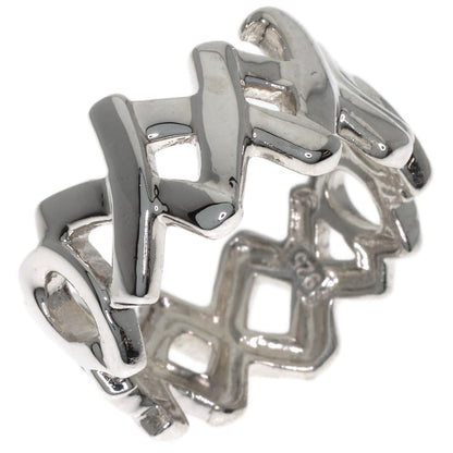 TIFFANY&Co. Love & kiss Ring Silver Ladies [Used]