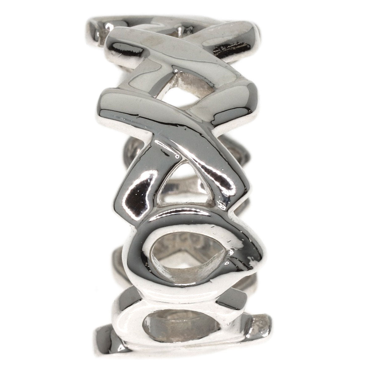 TIFFANY&Co. Love & kiss Ring Silver Ladies [Used]