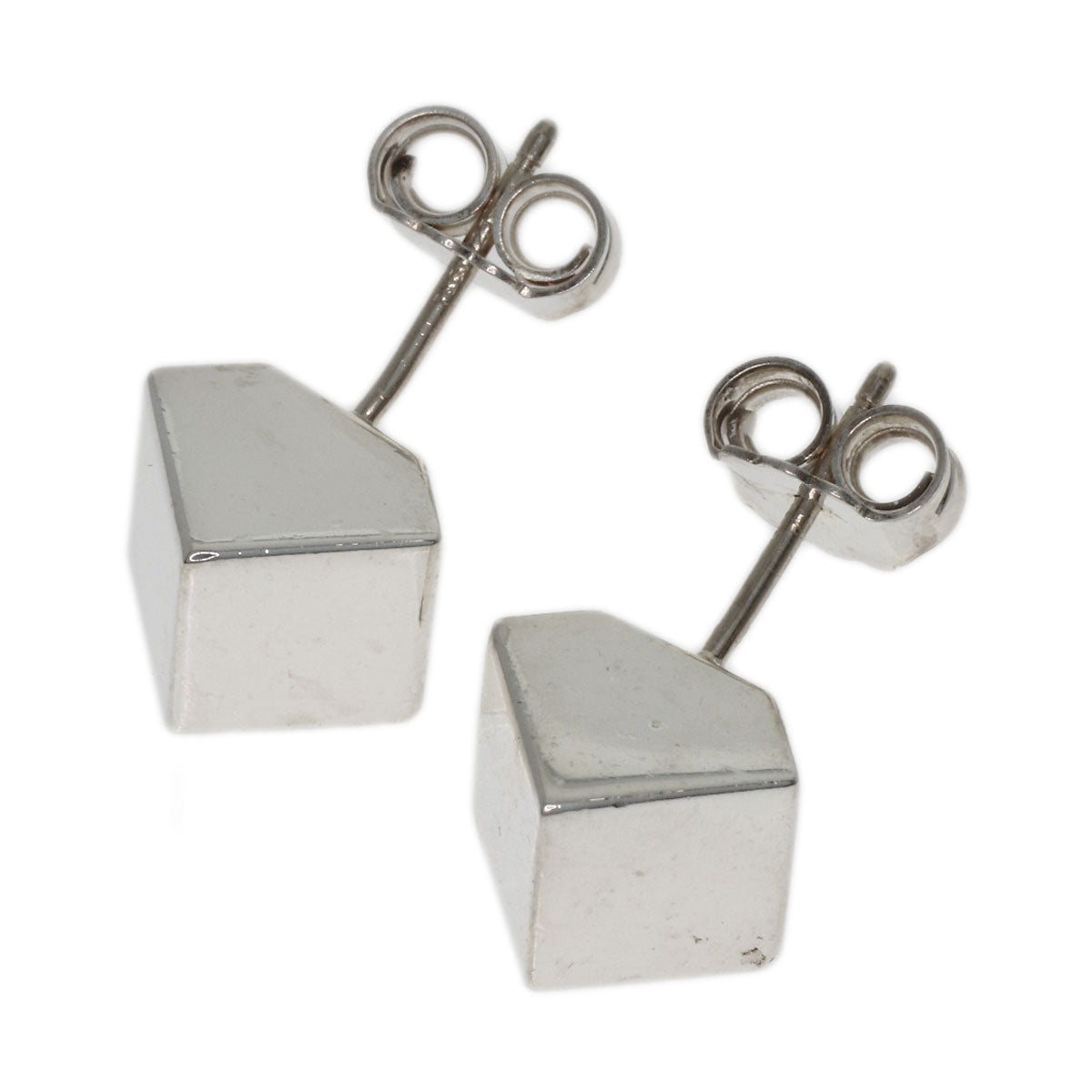 TIFFANY&Co. Cube earring Silver Ladies [Used]