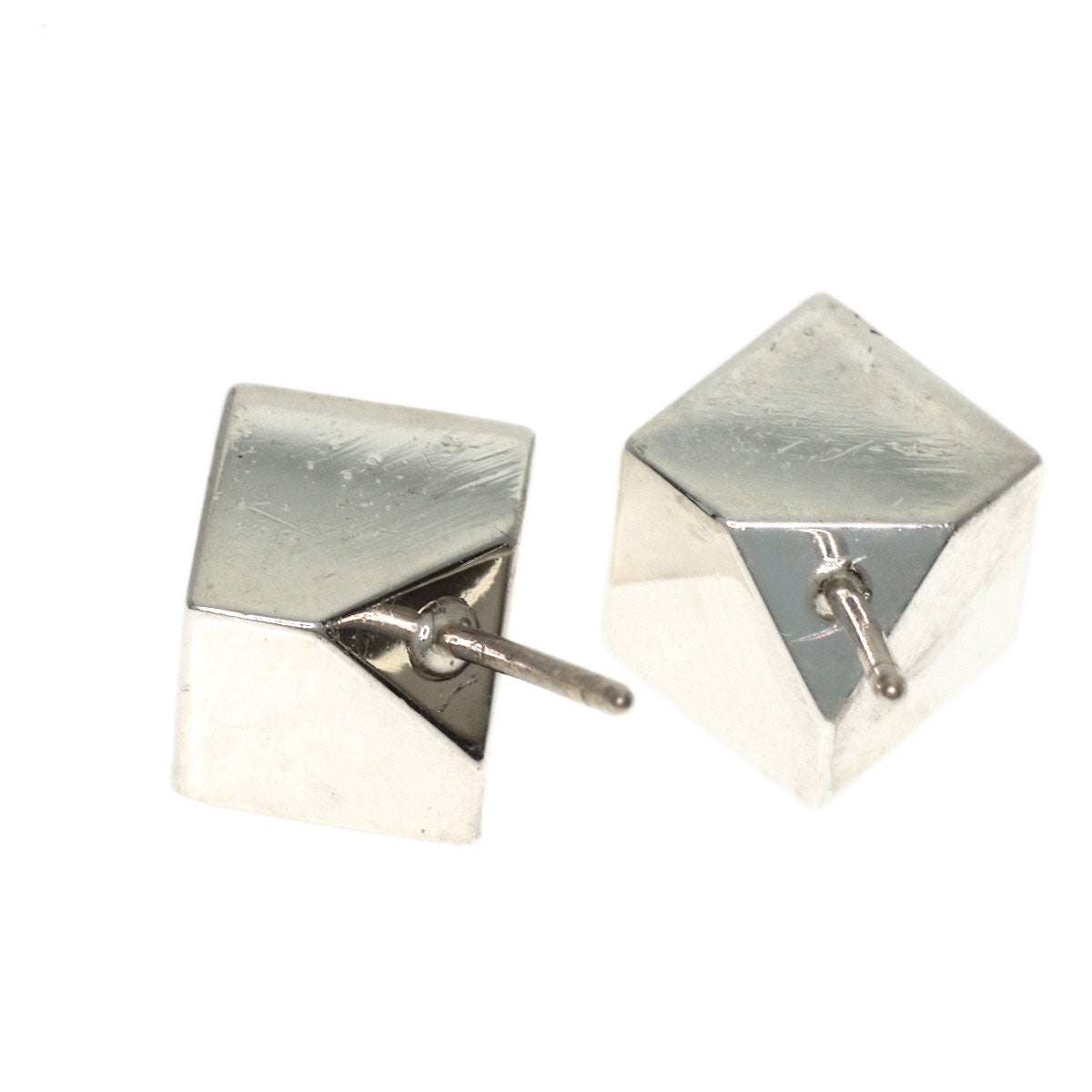 TIFFANY&Co. Cube earring Silver Ladies [Used]