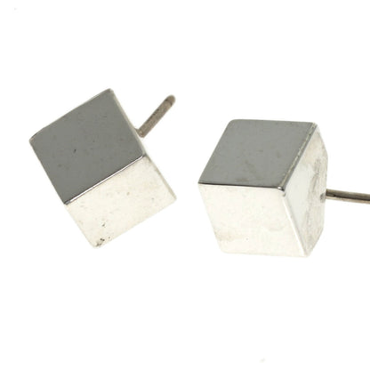 TIFFANY&Co. Cube earring Silver Ladies [Used]