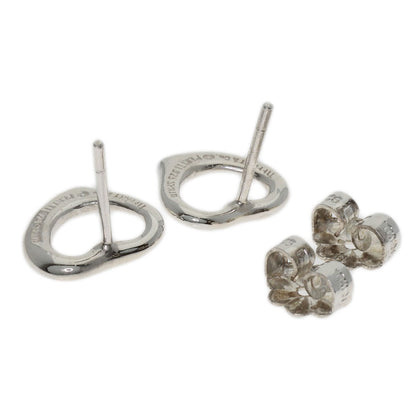 TIFFANY&Co. Open heart earring Silver Ladies [Used]