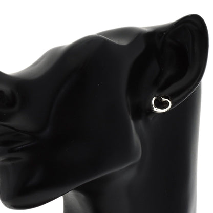 TIFFANY&Co. Open heart earring Silver Ladies [Used]