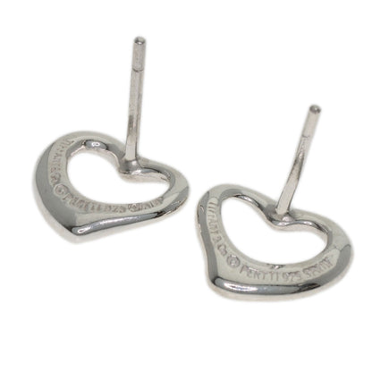 TIFFANY&Co. Open heart earring Silver Ladies [Used]