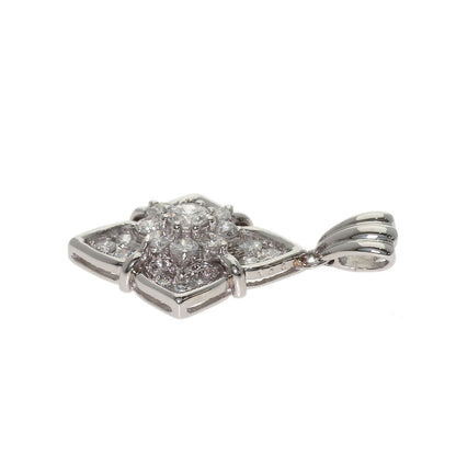 1ct Diamond Pendant top Platinum 5.2g　Ladies