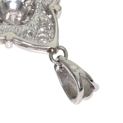 1ct Diamond Pendant top Platinum 5.2g　Ladies