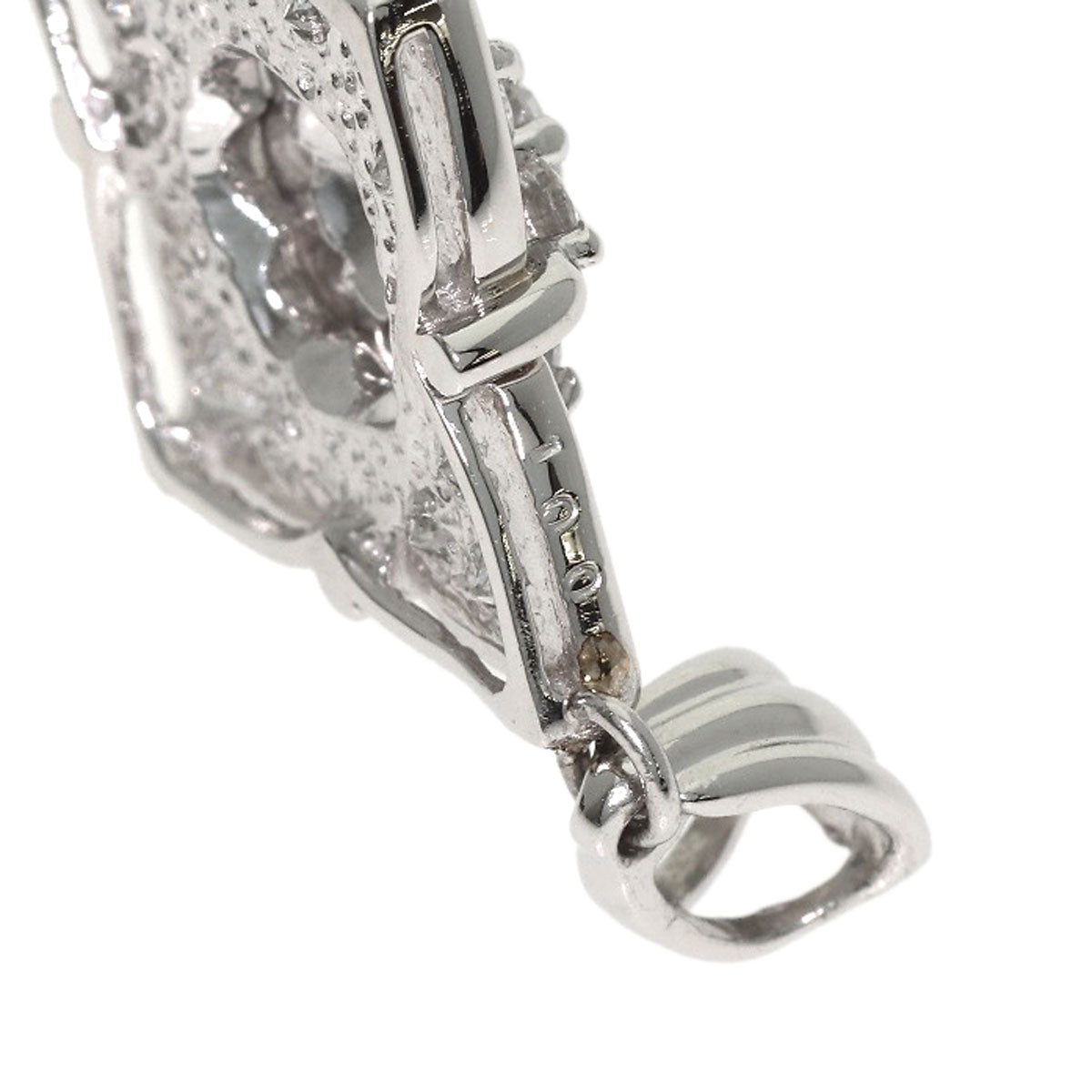 1ct Diamond Pendant top Platinum 5.2g　Ladies