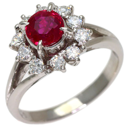 0.76ct Ruby Diamond Ring PlatinumPM900 6g　Ladies