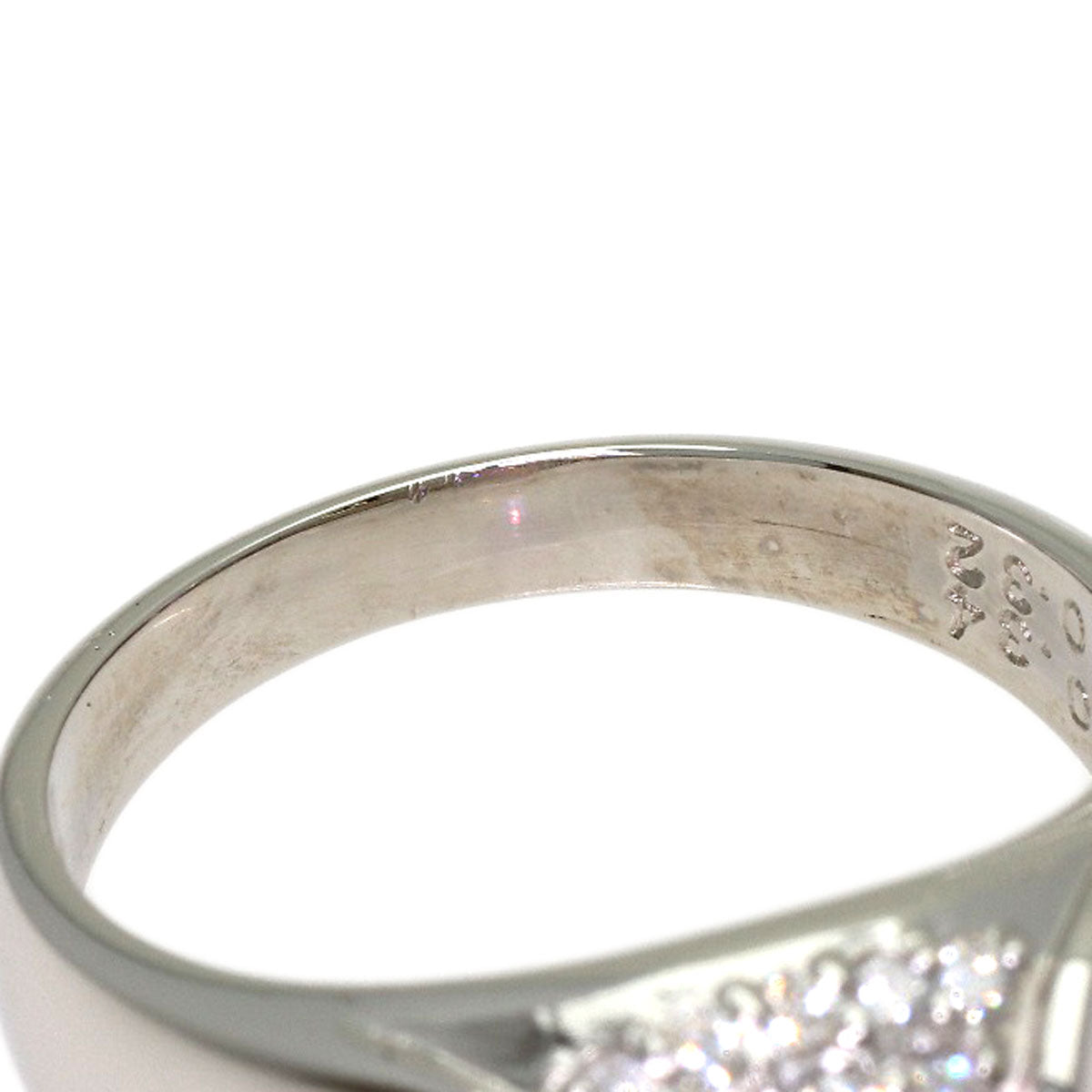 0.34ct Ruby Diamond Ring Platinum PT900 6.1g　Ladies