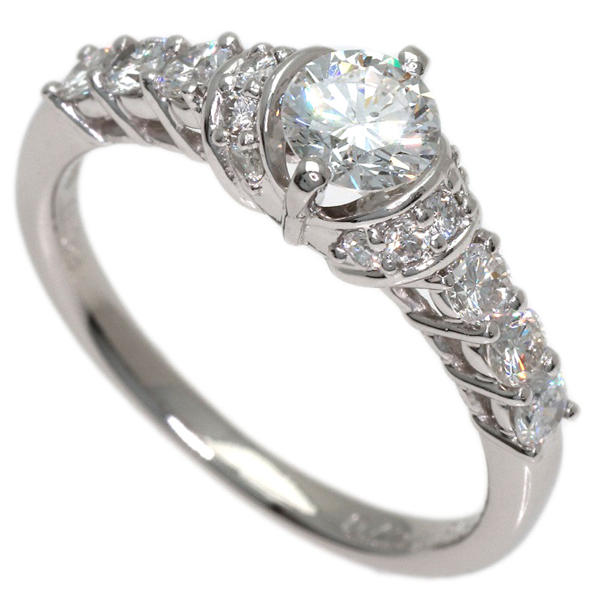 0.39ct Diamond Ring Platinum PT900 3.9g　Ladies
