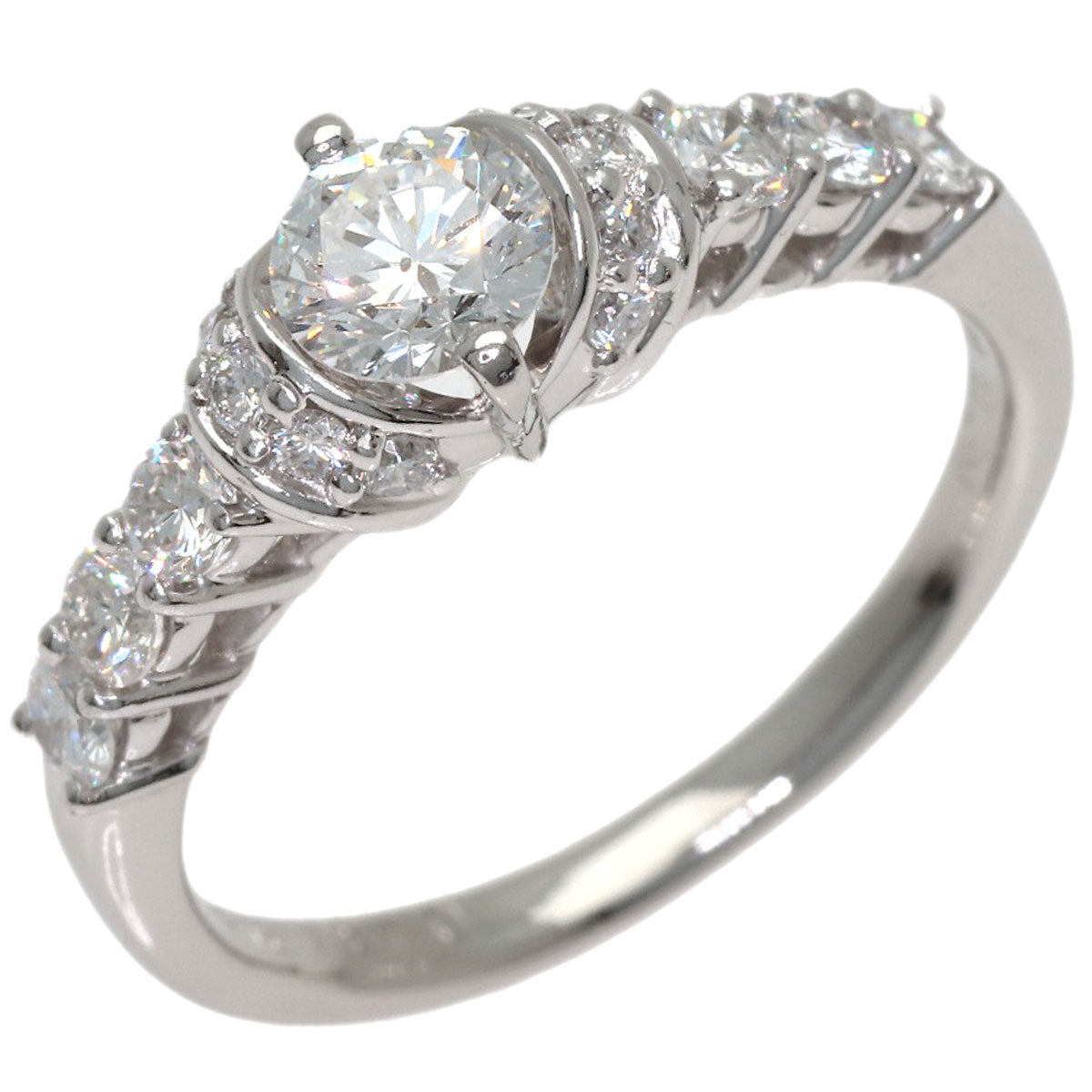 0.39ct Diamond Ring Platinum PT900 3.9g　Ladies