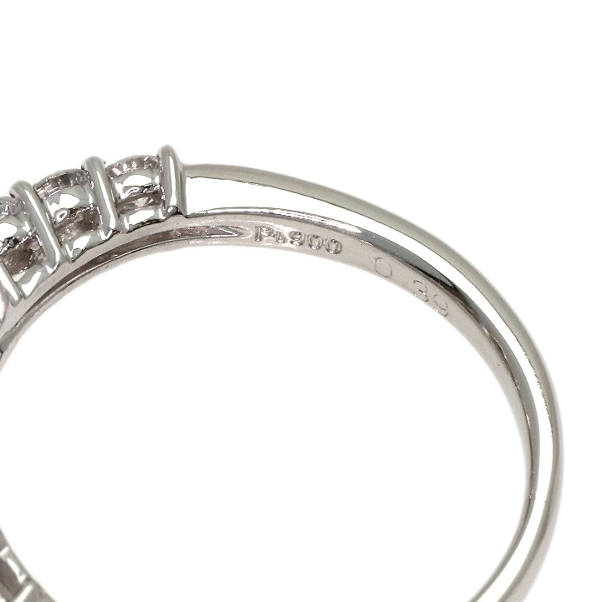 0.39ct Diamond Ring Platinum PT900 3.9g　Ladies