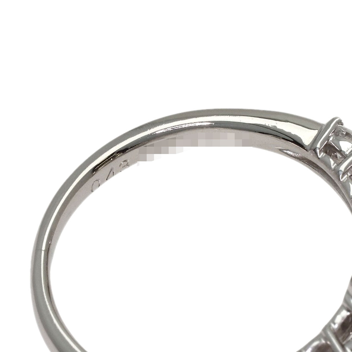 0.39ct Diamond Ring Platinum PT900 3.9g　Ladies