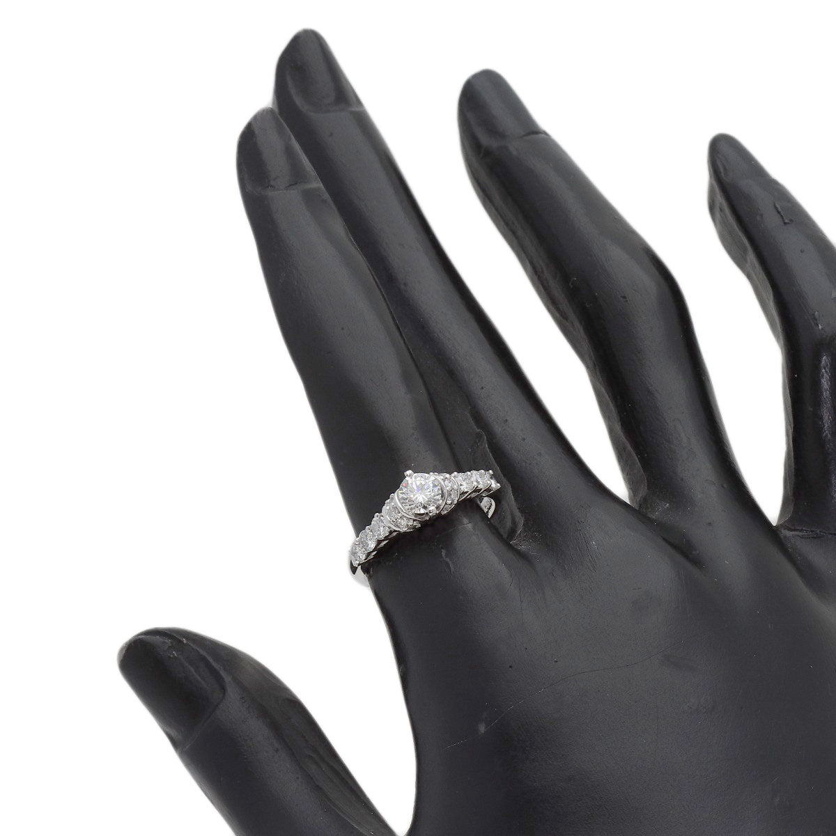 0.39ct Diamond Ring Platinum PT900 3.9g　Ladies