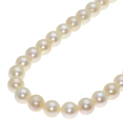 Akoya pearl Pearl Necklace Silver 27.3g　Ladies