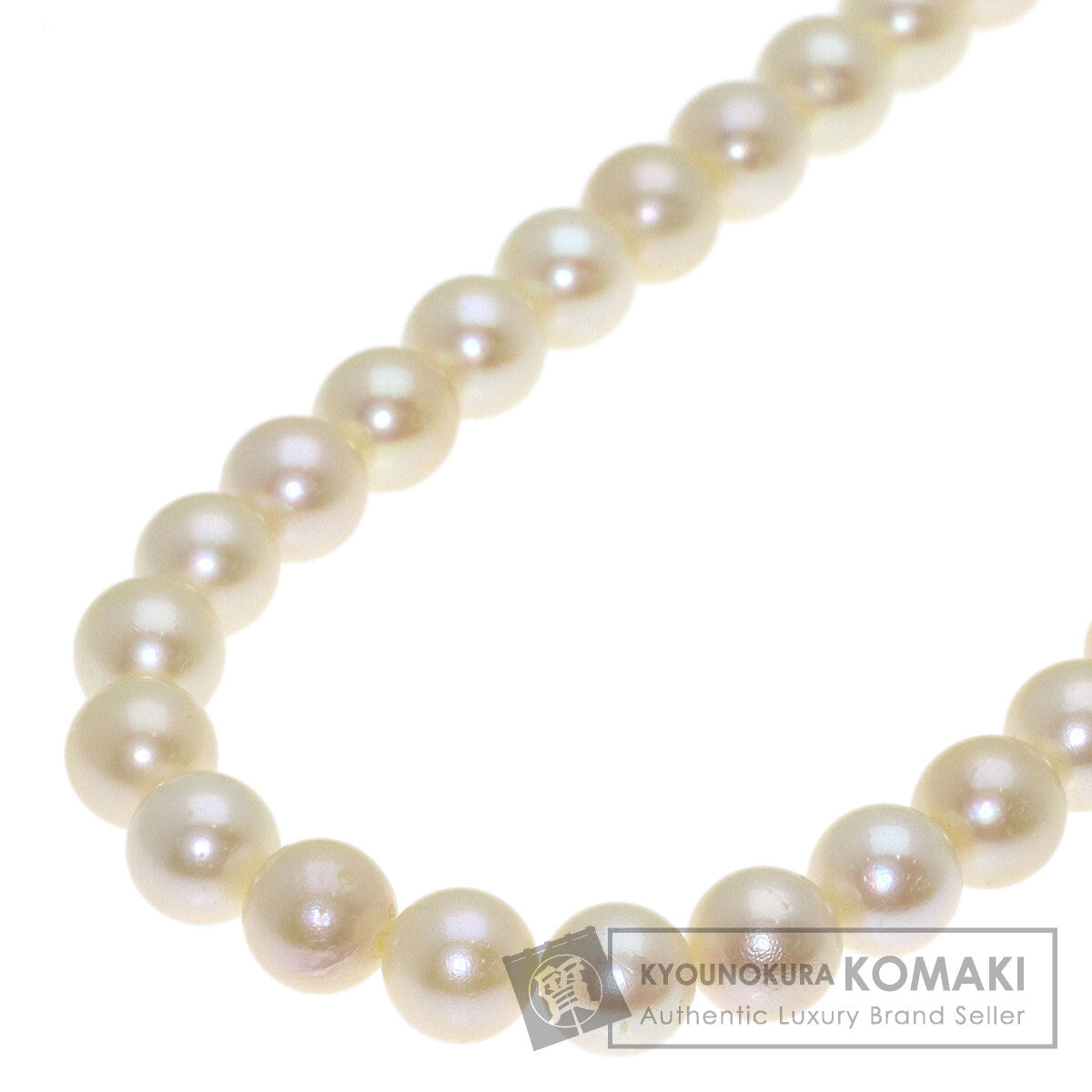 Akoya pearl Pearl Necklace Silver 27.3g　Ladies