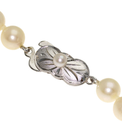 Akoya pearl Pearl Necklace Silver 27.3g　Ladies