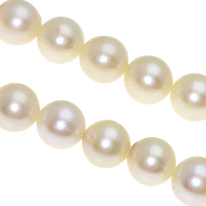 Akoya pearl Pearl Necklace Silver 27.3g　Ladies